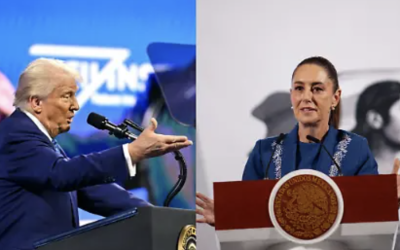 AGRADECE DONALD TRUMP A CLAUDIA SHEINBAUM POR LA CAMPAÑA CONTRA LAS DROGAS EN MÈXICO